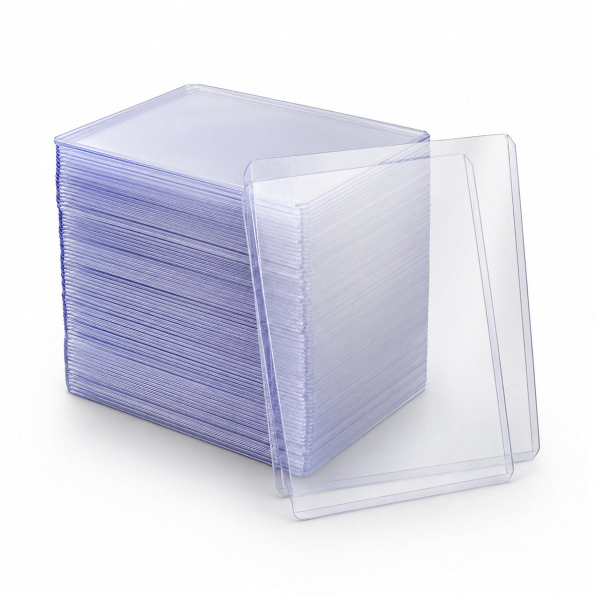 Semi-Rigid Trading Card Holders – 50 Pack