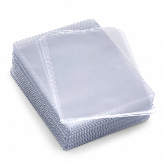 Clear Standard-Size Trading Card Sleeves – 100 Pack
