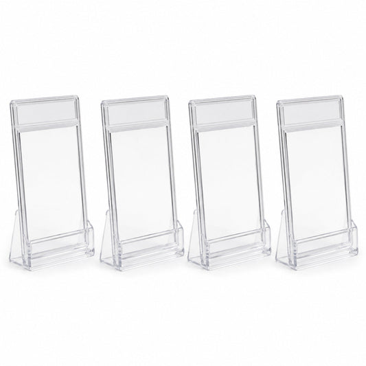 Graded Trading Card Display Stands – 4 Pack