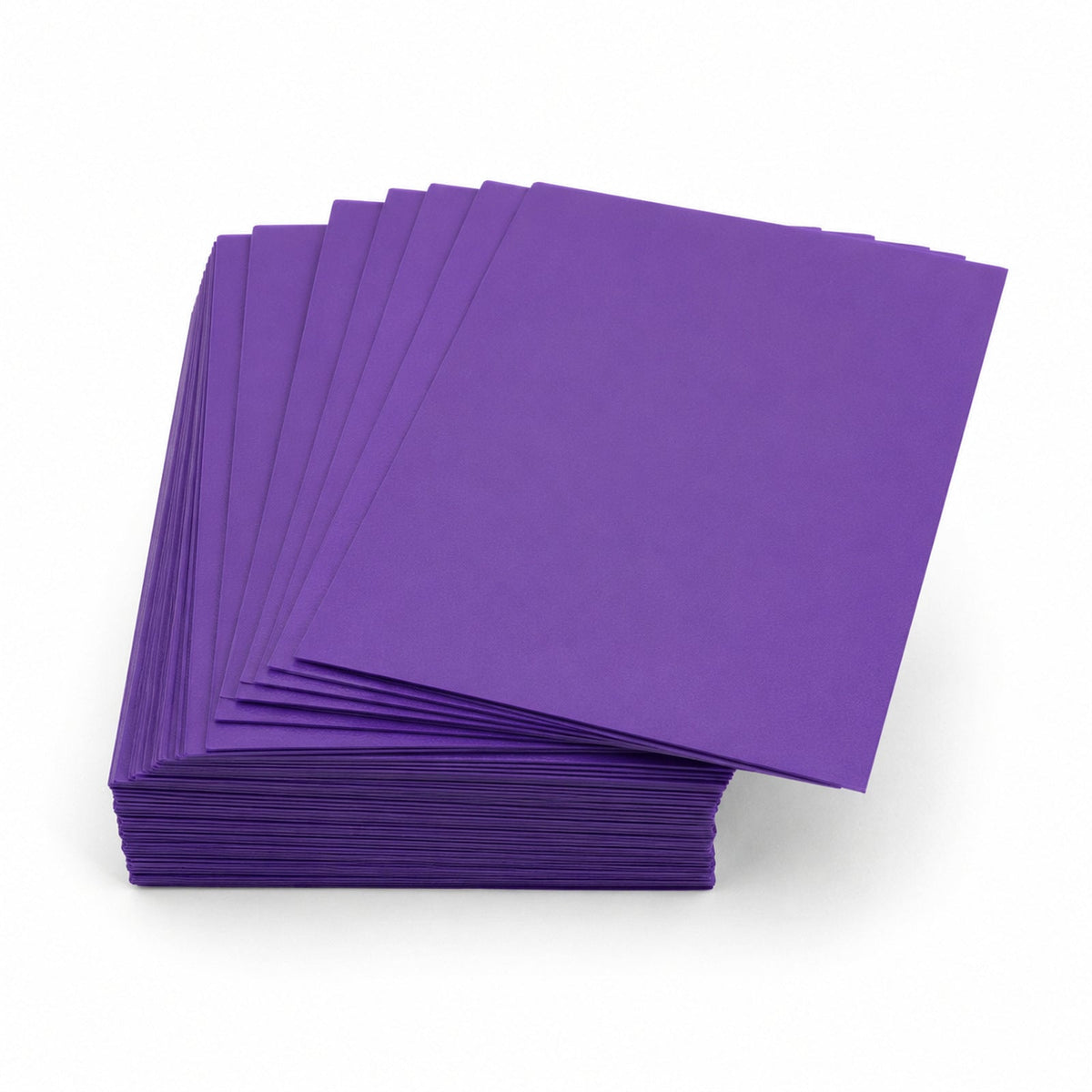 Matte Purple Standard-Size Trading Card Sleeves – 100 Pack