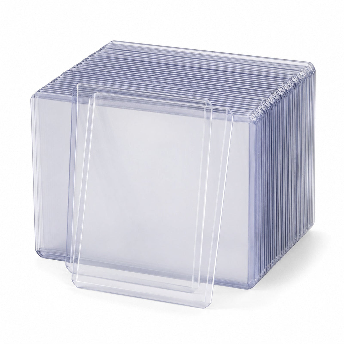 Rigid Clear Trading Card Top Loaders – 25 Pack